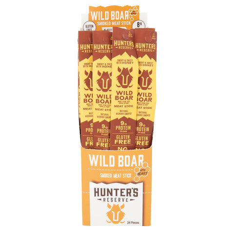 Wild Boar Meat Sticks - 24 Pack