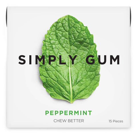 Peppermint Chewing Gum - Natural + Plastic-Free