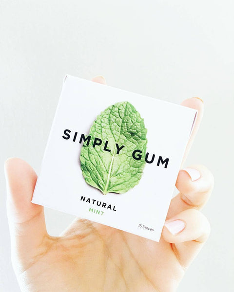 Peppermint Chewing Gum - Natural + Plastic-Free