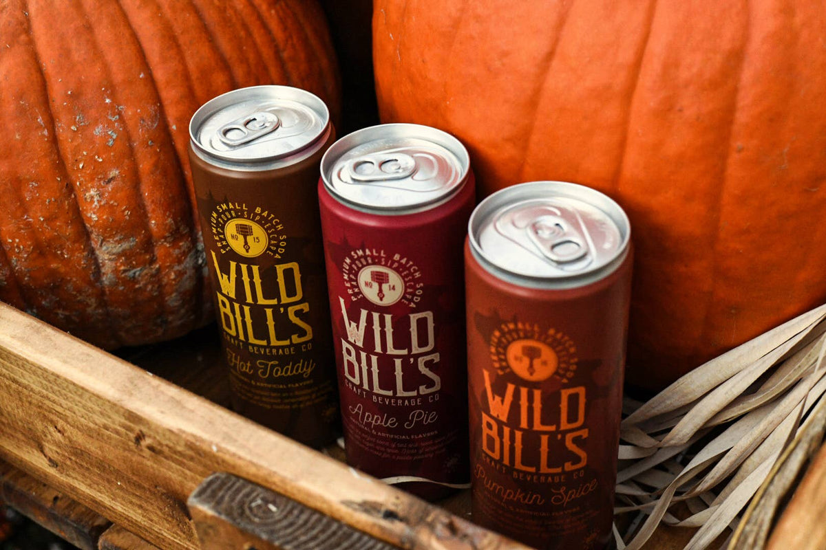 Pumpkin Spice - Premium Cane Sugar Soda, Cans