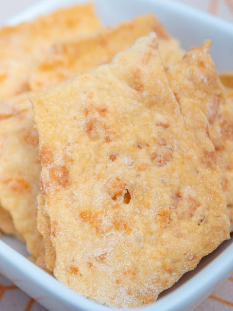 Cheese Sourdough Crackers