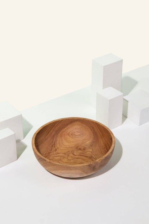 Wooden Teak Bowls (Medium & Large)