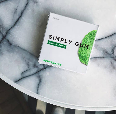 Sugar Free Peppermint Gum - Natural + Plastic-Free