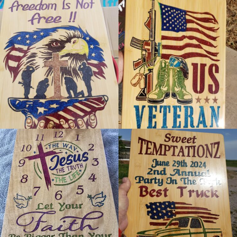 15X11" Rectangular Plain Bamboo Cutting Board