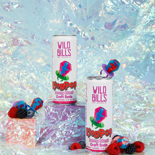 Ring Pop Soda Berry Blast Pure Cane Sugar, Cans
