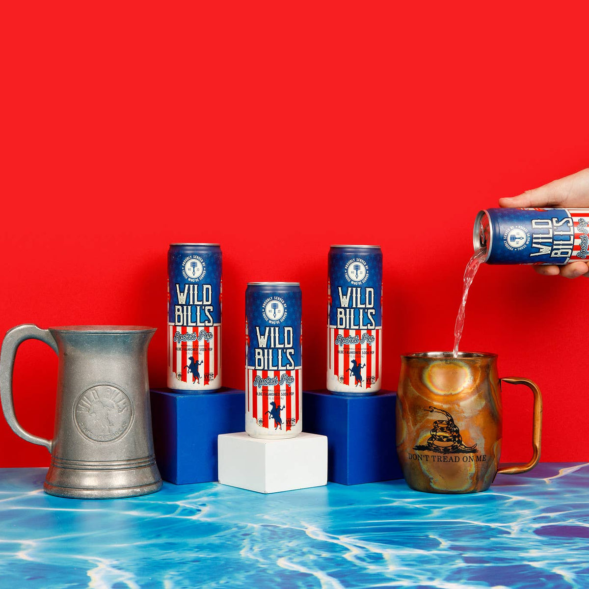 Rocket Pop - Premium Cane Sugar Soda, Cans