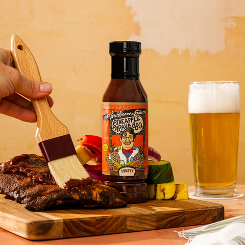 Pineapple Papaya BBQ Sauce