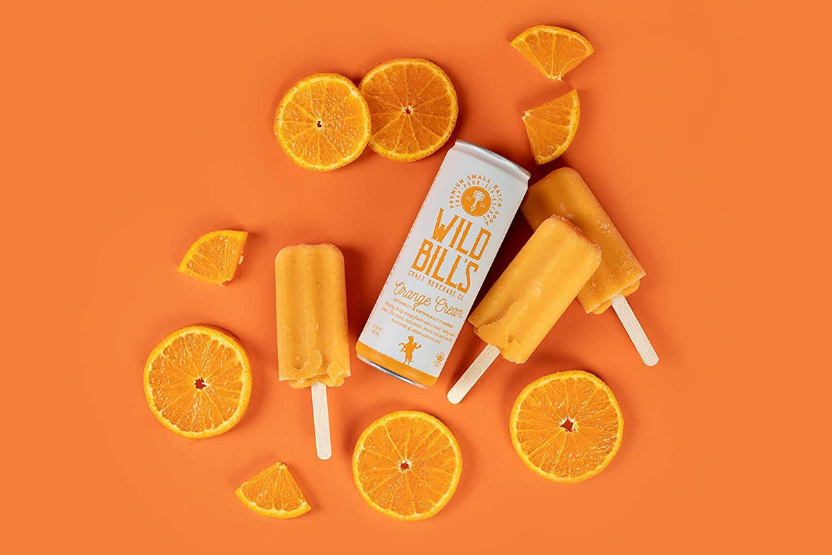 Orange Cream - Premium Cane Sugar Soda, Cans