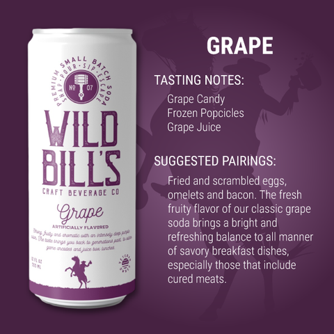 Grape - Premium Cane Sugar Soda, Cans