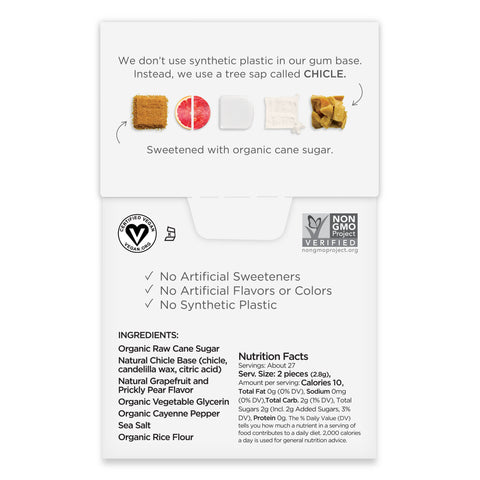 Cleanse Chewing Gum 55ct - Natural + Plastic-Free