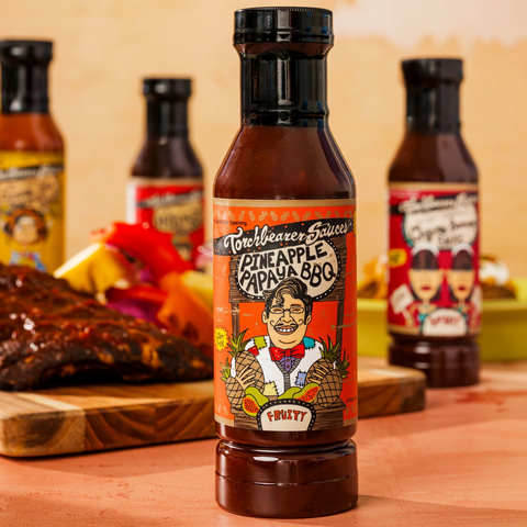 Pineapple Papaya BBQ Sauce