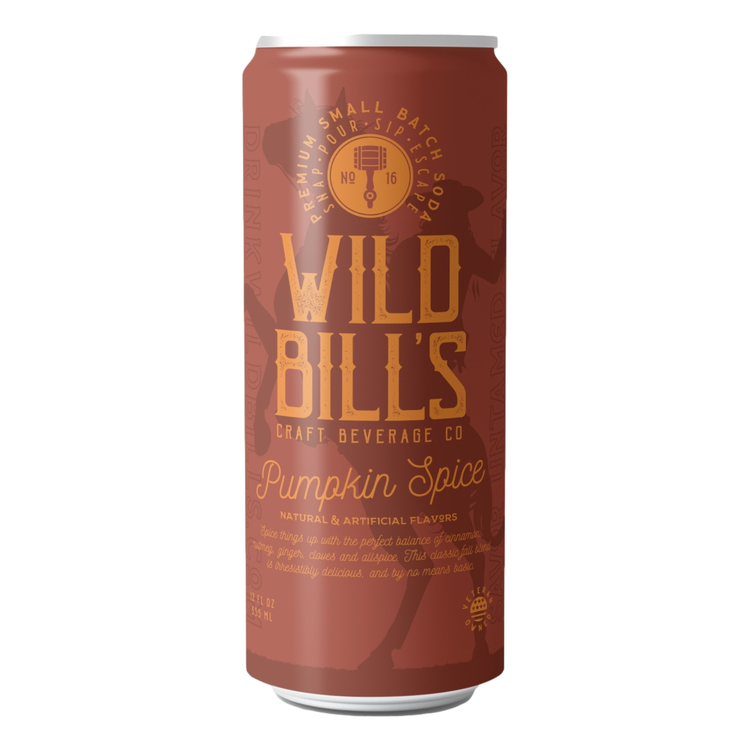 Pumpkin Spice - Premium Cane Sugar Soda, Cans