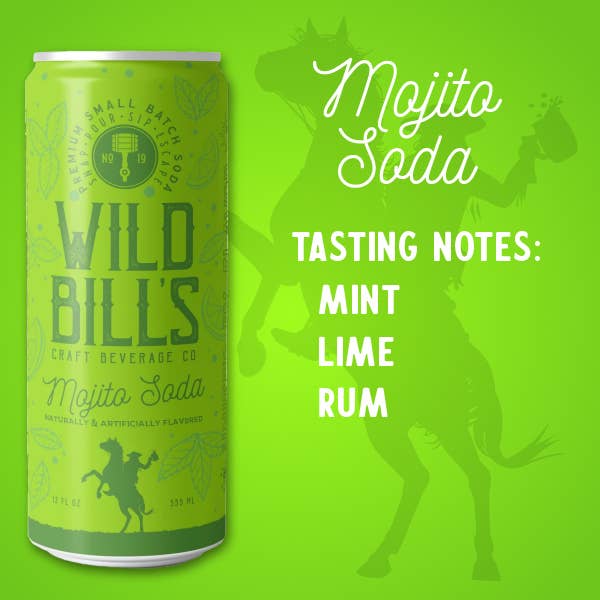 Mojito Mocktail - Premium Cane Sugar Soda, Cans