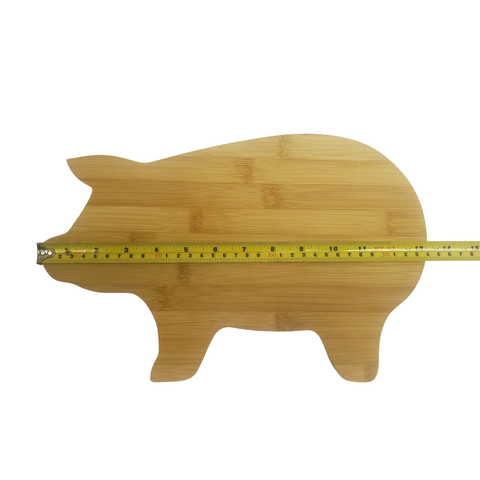 Pig Shaped Bulk Plain Bamboo Cutting Board