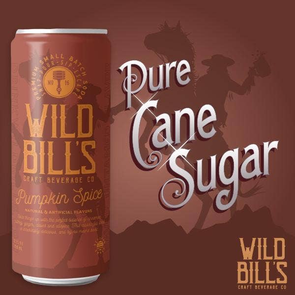 Pumpkin Spice - Premium Cane Sugar Soda, Cans