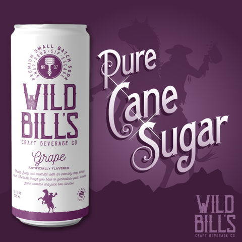 Grape - Premium Cane Sugar Soda, Cans