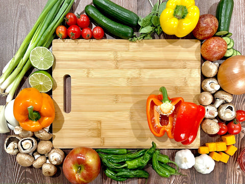 15X11" Rectangular Plain Bamboo Cutting Board