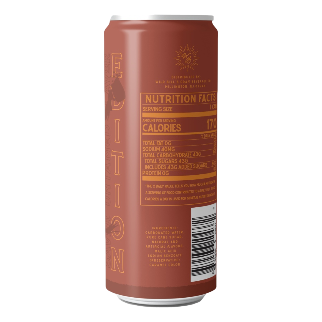 Pumpkin Spice - Premium Cane Sugar Soda, Cans