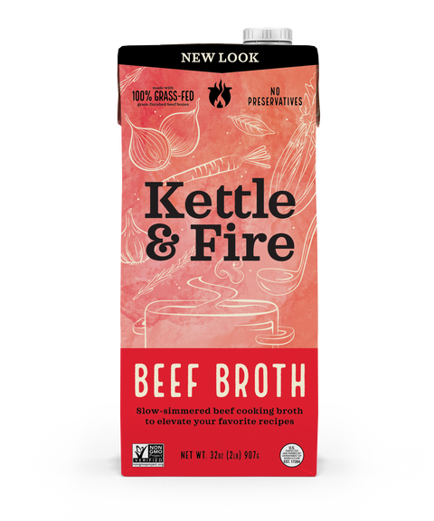 Grass-Fed Beef Cooking Broth 32oz