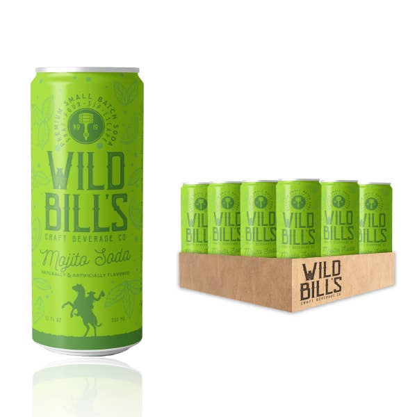 Mojito Mocktail - Premium Cane Sugar Soda, Cans