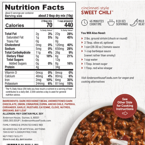 Cincinnati Style Sweet Chili Mix