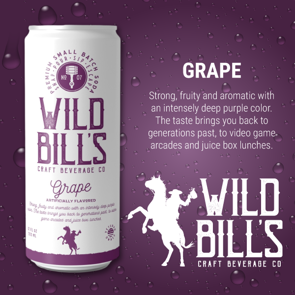Grape - Premium Cane Sugar Soda, Cans
