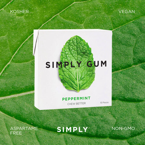 Peppermint Chewing Gum - Natural + Plastic-Free