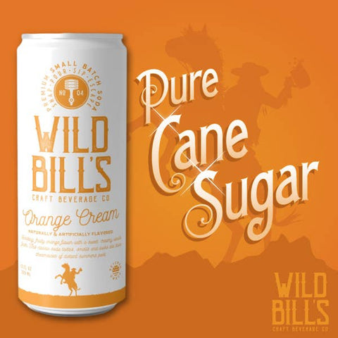 Orange Cream - Premium Cane Sugar Soda, Cans