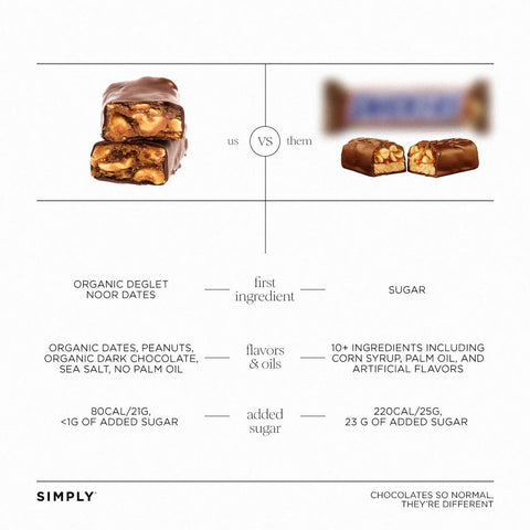 Chocolate Date Bars - Salted Peanut