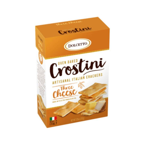 Dolcetto Crostini Crackers Three Cheese 7.05 oz