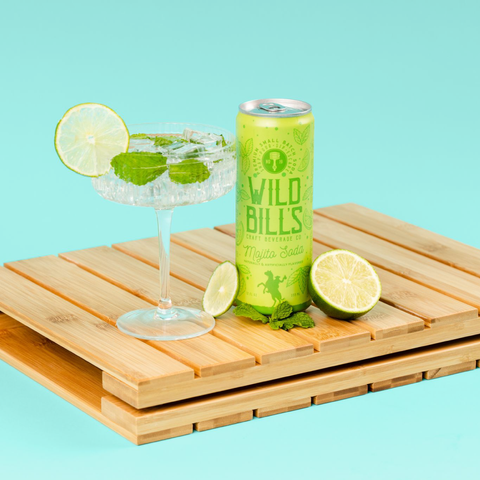 Mojito Mocktail - Premium Cane Sugar Soda, Cans