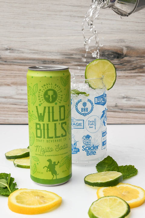 Mojito Mocktail - Premium Cane Sugar Soda, Cans