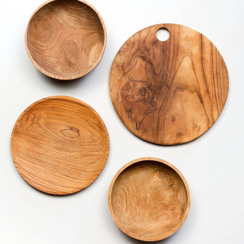 Wooden Teak Plate