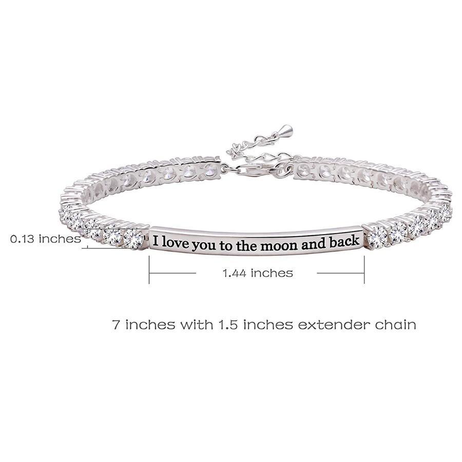 I Love you to the Moon & Back  Elements Bracelet
