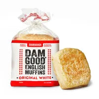 Dam Good English Muffins- Original White