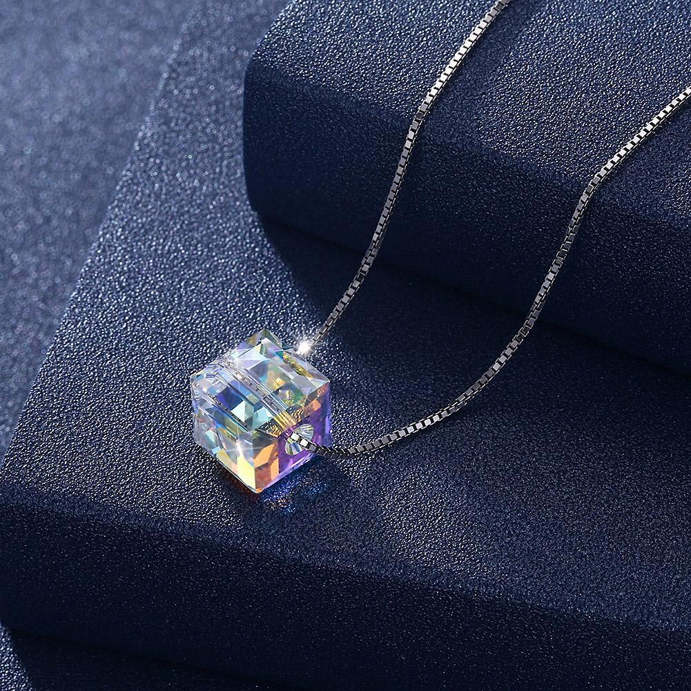 Sterling Silver Aurora Borealis  Elements Necklace- Two Options