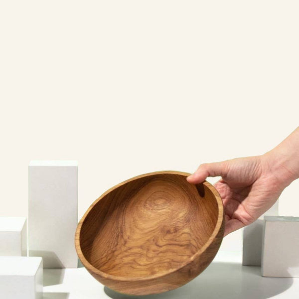 Wooden Teak Bowls (Medium & Large)