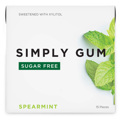 Sugar Free Spearmint Gum - Natural + Plastic-Free