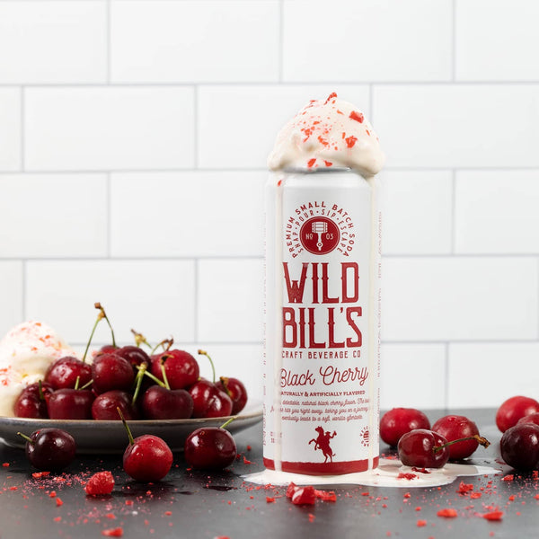 Black Cherry - Premium Cane Sugar Soda, Cans