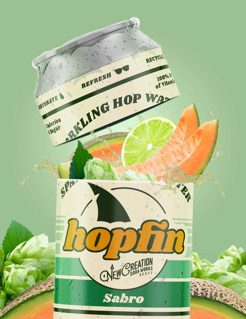 Hopfin Sabro Sparkling Hop Water