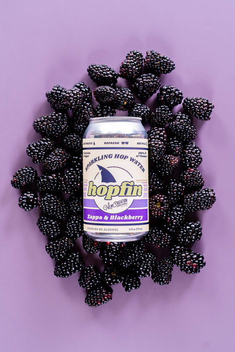 Hopfin Zappa and Blackberry Sparkling Hop Water