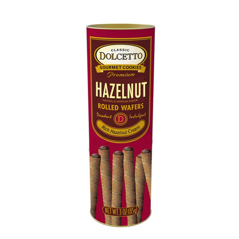 Dolcetto Wafer Rolls - Hazelnut (Can) 3oz