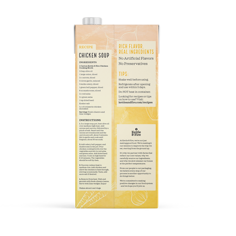 Organic Chicken Cooking Broth 32oz