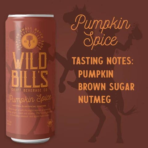Pumpkin Spice - Premium Cane Sugar Soda, Cans