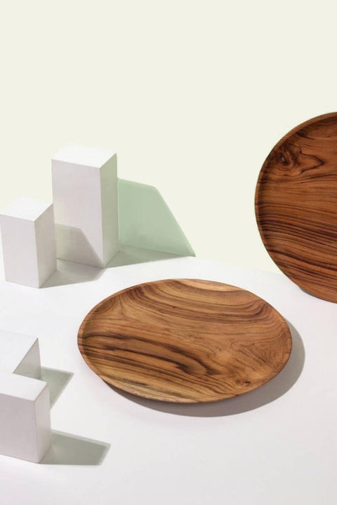 Wooden Teak Plate
