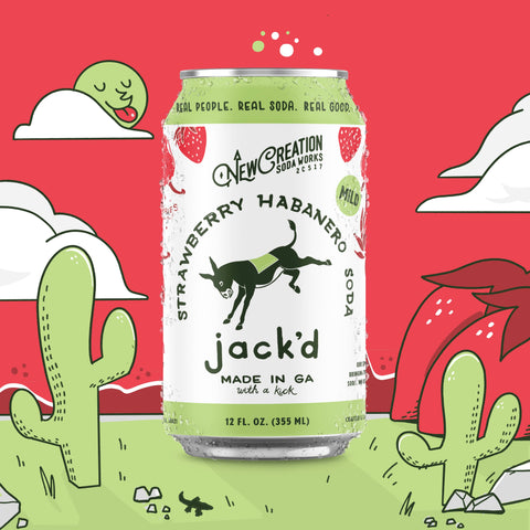 Jack'd Strawberry Habanero Soda
