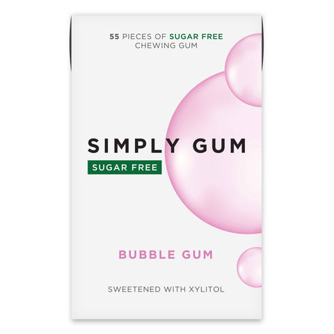 Sugar Free Bubble Gum 55ct - Natural + Plastic-Free
