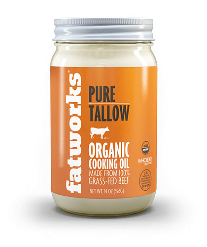 Organic Grass Fed Tallow 14 OZ