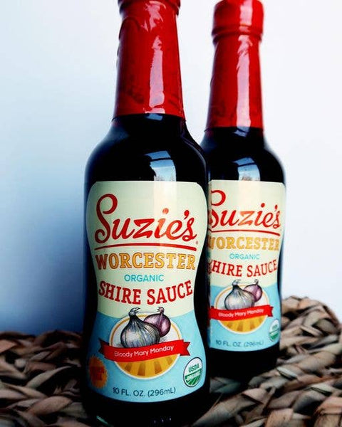 Suzie's Organic Worcestershire Sauce-10oz glass jar