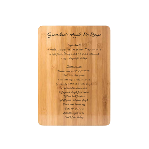 15X11" Rectangular Plain Bamboo Cutting Board